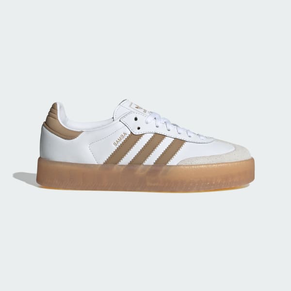 (Women) Adidas Samba Shoes Cloud White/Off White/Cardboard JQ0982
