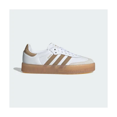 (W) Adidas Samba Shoes Cloud White/Off White/Cardboard
