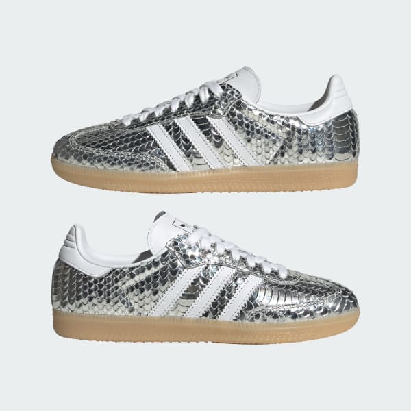 Sizing (W) Adidas Samba Plata Metálico/Blanco Nube/Goma IH9016