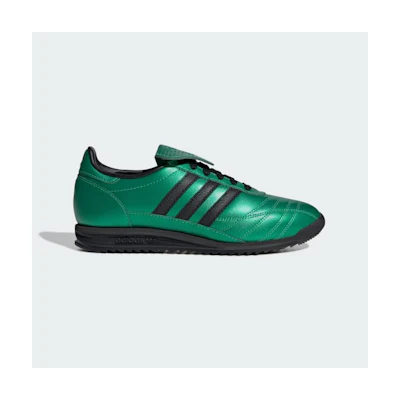 (W) Adidas Samba SL 72 Retro Sneakers Semi Screaming Green/Core Black/Core Black
