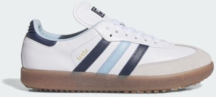(Women) Adidas Samba Spikeless Cloud White/Night Indigo/Clear Sky JP8650 (Women) Adidas Samba Spikeless Cloud White/Night Indigo/Clear Sky JP8650