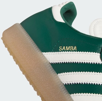 (Women) Adidas Samba Spikeless Collegiate Green/Off White/Gum JP8652 1