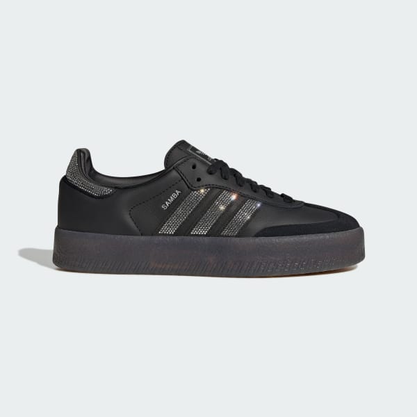 (Women) Adidas Samba W Sneakers Core Black/Silver Metallic/Gum IH4045