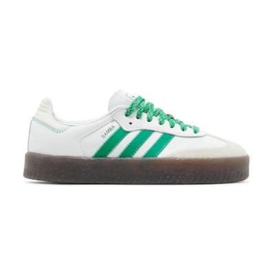 (W) adidas Sambae 'White Green Gum'