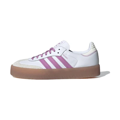 (W) adidas Sambae 'White Preloved Purple'