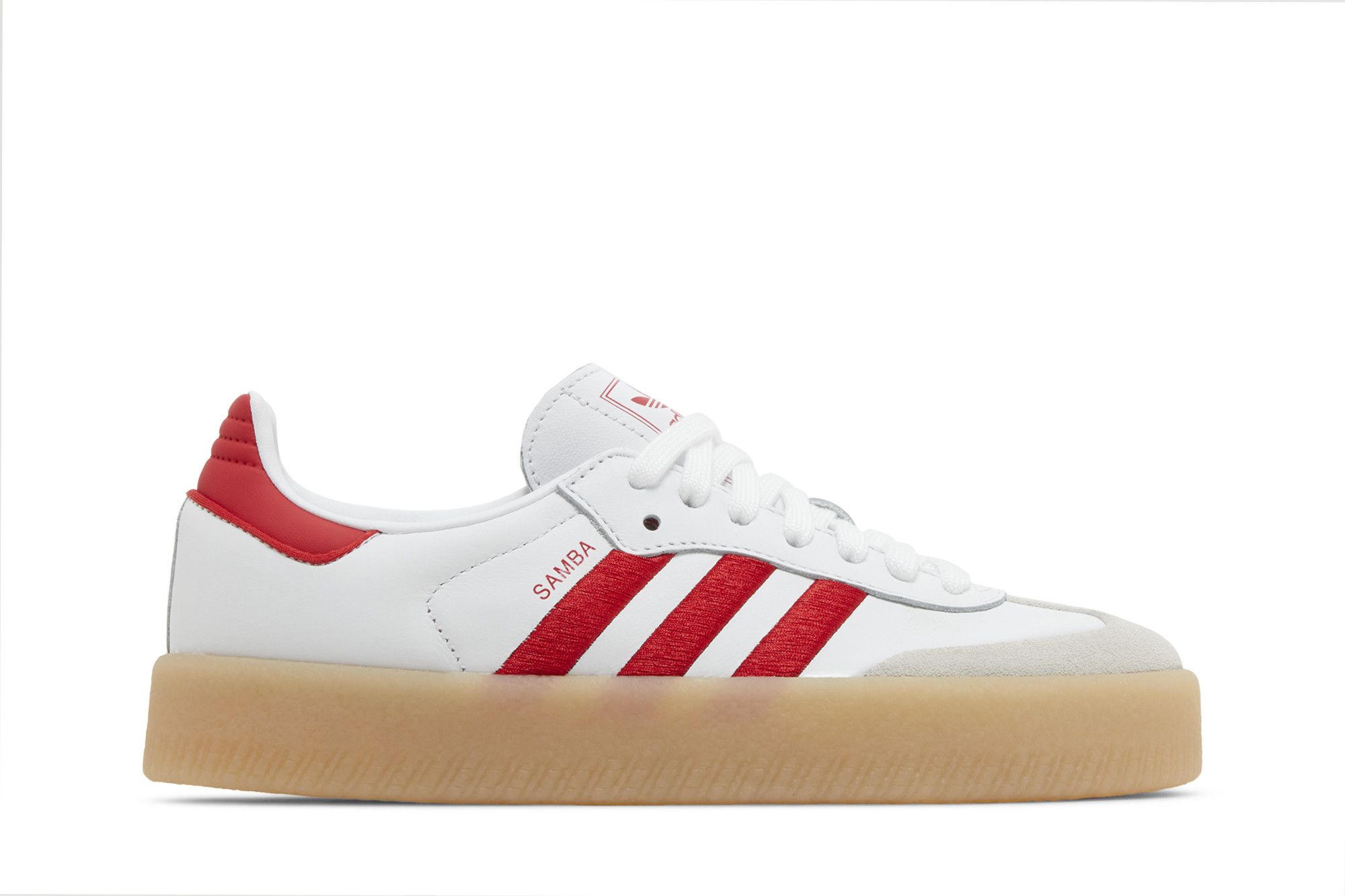 (Women) adidas Sambae 'White Scarlet Gum' ID0438