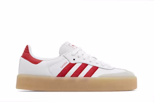 (Women) adidas Sambae 'White Scarlet Gum' ID0438 (Women) adidas Sambae 'White Scarlet Gum' ID0438