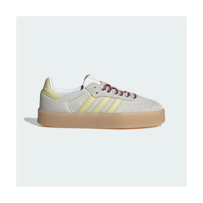 (W) Adidas SAMBAE Sneakers - Stylish Footwear Collection Cloud White/Grey One/Powder Yellow