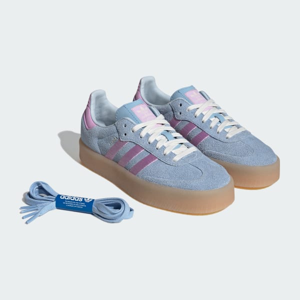 Sizing (W) アディダス サンバE スニーカー クリアスカイ/ブリスライラック/ガム JH8836