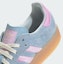 Cheap (W) 阿迪达斯 SAMBAE 休闲鞋 天蓝色/柔紫色/棕色胶底 JH8836