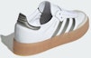 Details for (Women) Adidas SambaE Sneakers Cloud White/Silver Metallic/Gum JS3943