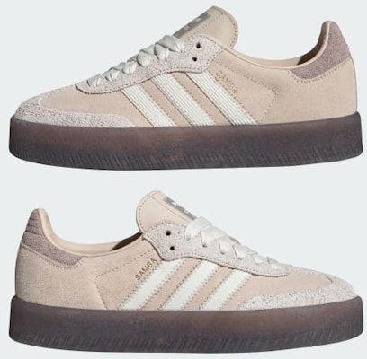 (Women) Adidas SambaE White Sneakers Linen/Off White/Grey JI3882 Sizing (Women) Adidas SambaE White Sneakers Linen/Off White/Grey JI3882