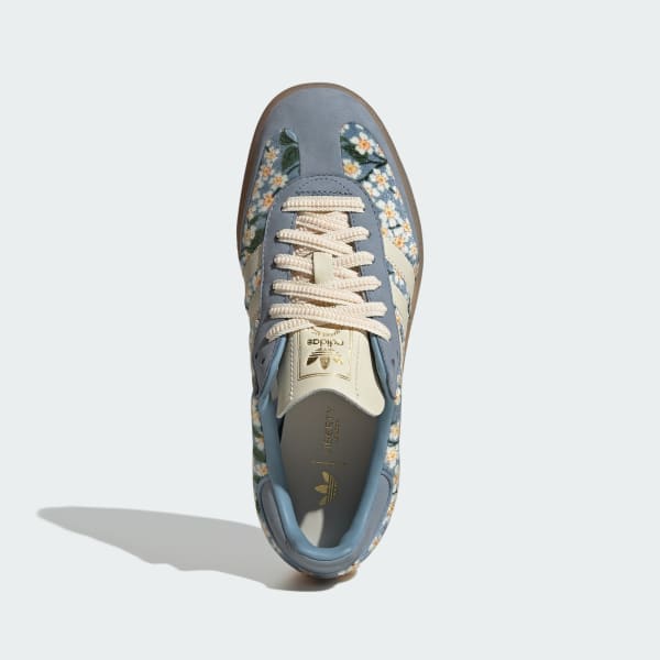 Purchase (W) Adidas Sambae x Liberty London Crema Bianca/Blu Tattile/Oro Metallizzato JQ6046