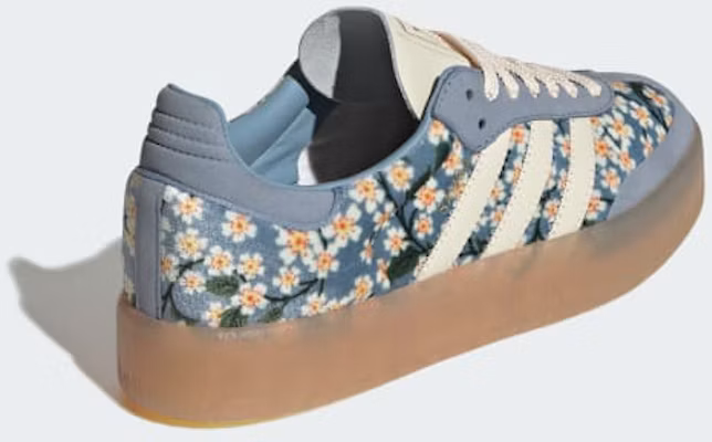(W) Adidas Sambae x Liberty London Crema Bianca/Blu Tattile/Oro Metallizzato JQ6046 Cheap (W) Adidas Sambae x Liberty London Crema Bianca/Blu Tattile/Oro Metallizzato JQ6046