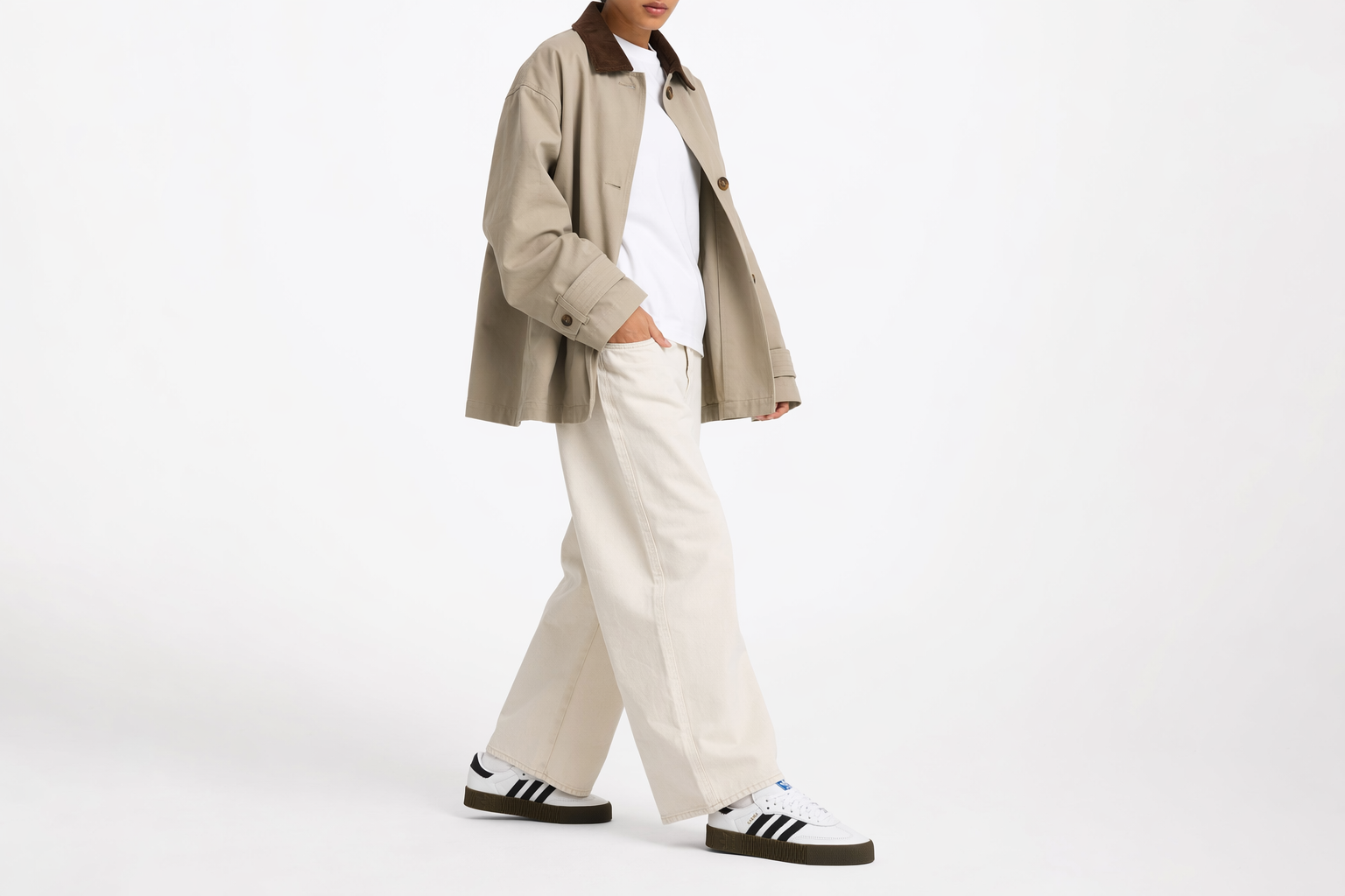 Order (W) adidas Sambarose 'Blanco Nube' AQ1134