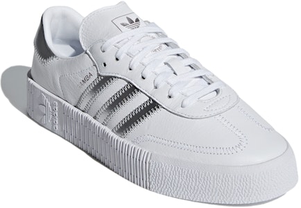 (W) adidas Sambarose 'Blanco Nube Plata' EE9017 Lookbook (W) adidas Sambarose 'Blanco Nube Plata' EE9017