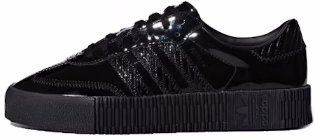 (Women) adidas Sambarose 'Patent Black' CG6618 (Women) adidas Sambarose 'Patent Black' CG6618