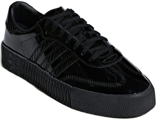 (Women) adidas Sambarose 'Patent Black' CG6618 Lookbook (Women) adidas Sambarose 'Patent Black' CG6618