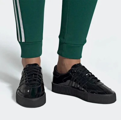 (W) adidas Sambarose ''Patent Zwart'' CG6618 Details for (W) adidas Sambarose ''Patent Zwart'' CG6618