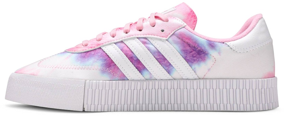(W) adidas Sambarose 'Tie Dye - True Pink' Wanita GX2894 Lookbook (W) adidas Sambarose 'Tie Dye - True Pink' Wanita GX2894