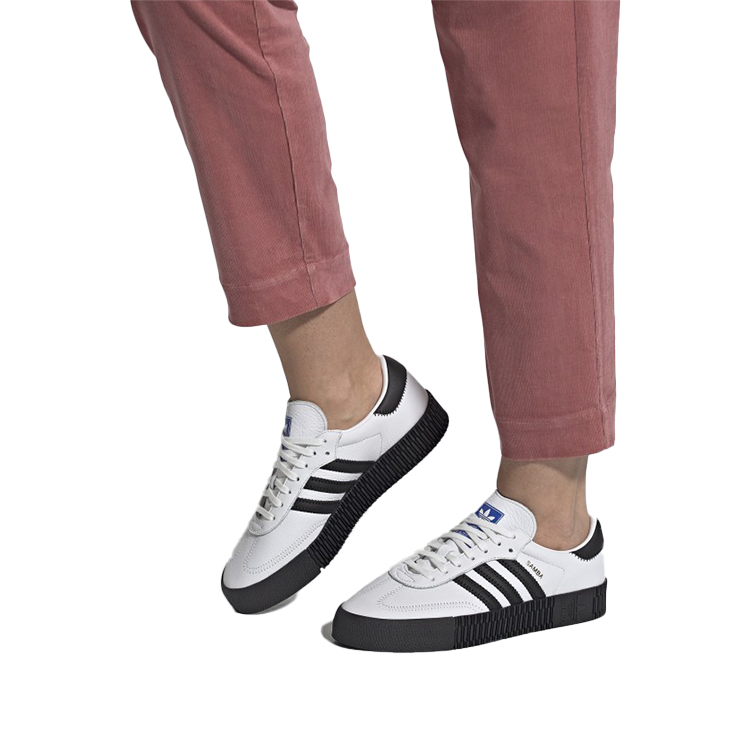 Cheap (Women) adidas Sambarose 'White Black' FV0767