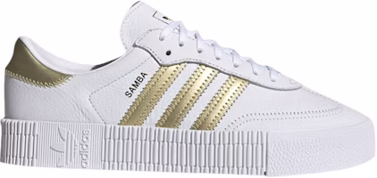 (Women) adidas Sambarose 'White Gold Metallic' EE4681 (Women) adidas Sambarose 'White Gold Metallic' EE4681
