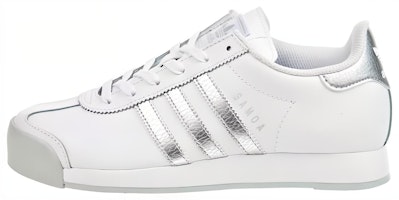 (Women) adidas Samoa 'White Metallic Silver' AQ7912 (Women) adidas Samoa 'White Metallic Silver' AQ7912