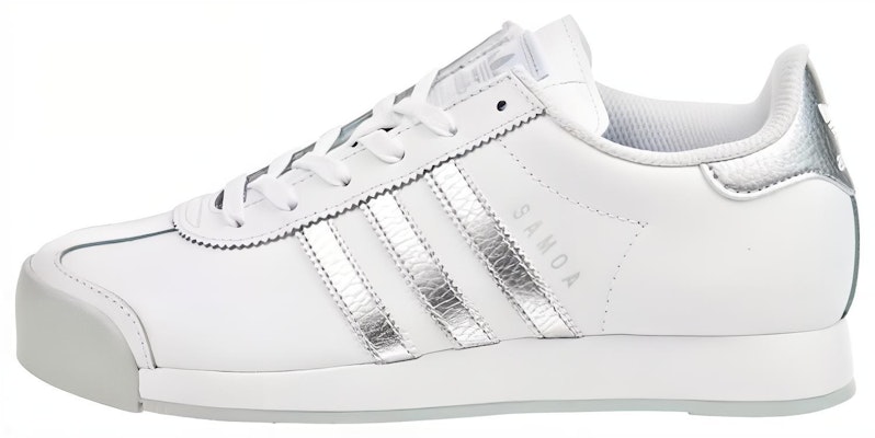 (Women) adidas Samoa 'White Metallic Silver' AQ7912 Buy (Women) adidas Samoa 'White Metallic Silver' AQ7912