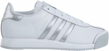(Women) adidas Samoa 'White Metallic Silver' AQ7912 (Women) adidas Samoa 'White Metallic Silver' AQ7912
