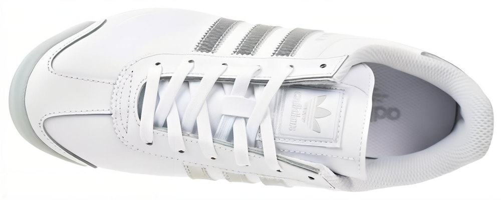 (Women) adidas Samoa 'White Metallic Silver' AQ7912 Shop (Women) adidas Samoa 'White Metallic Silver' AQ7912