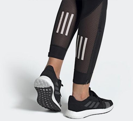 (W) adidas SenseBoost Go 'Core Black' Hitam Core F33906 Sizing (W) adidas SenseBoost Go 'Core Black' Hitam Core F33906