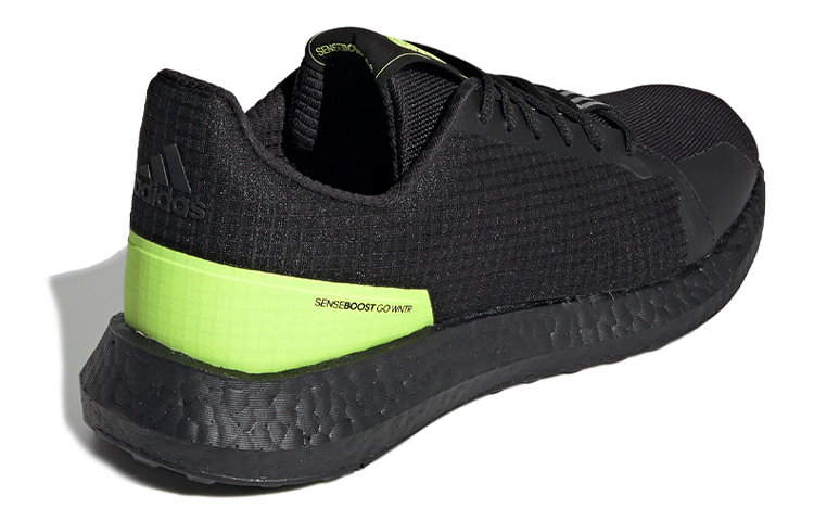 Shop (W) adidas Senseboost Go Winter Zwart/Geel EH1029