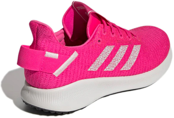 adidas Sensebounce+ Street 舒適透氣 低筒跑步鞋 女款 玫紅 Shop adidas Sensebounce+ Street 舒適透氣 低筒跑步鞋 女款 玫紅
