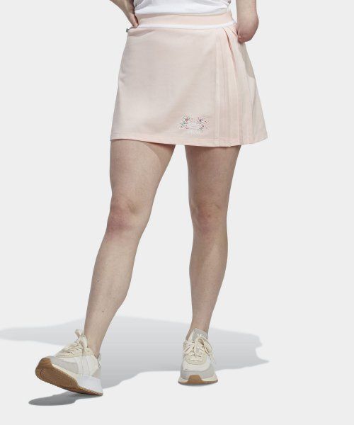 (Women) adidas Skirt - Light Pink IP3758