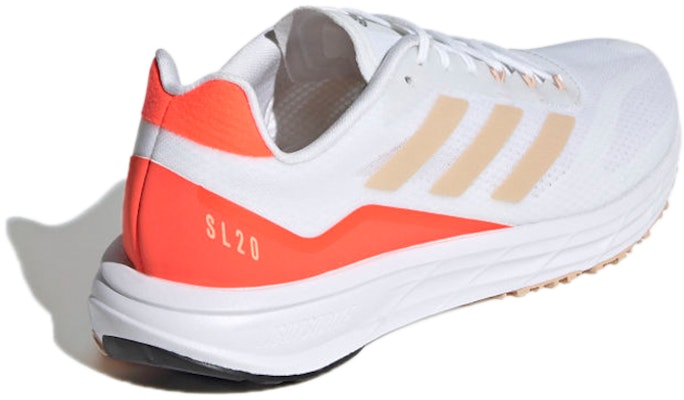 (W) (여성) 아디다스 Sl20.2 화이트/오렌지 FY4102 FY4102 Shop (W) (여성) 아디다스 Sl20.2 화이트/오렌지 FY4102 FY4102