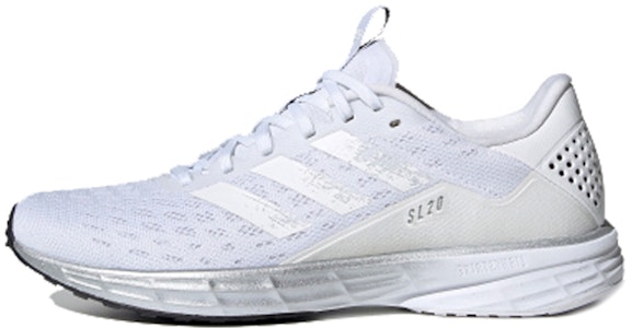 愛迪達 Sl20 女款低幫跑步鞋 白灰 Buy 愛迪達 Sl20 女款低幫跑步鞋 白灰