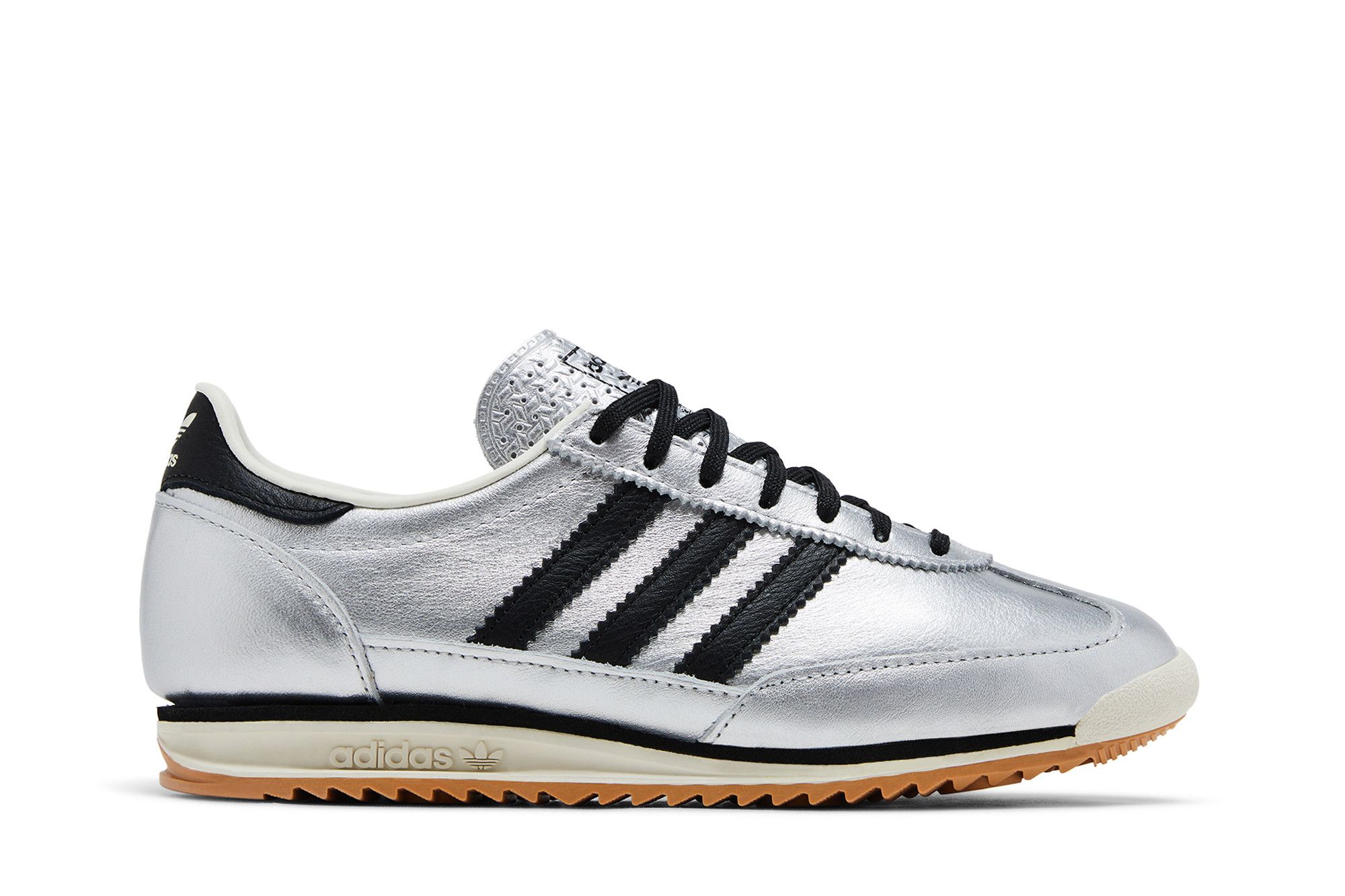 (Women) adidas SL72 OG 'Silver Metallic Black' JH6363