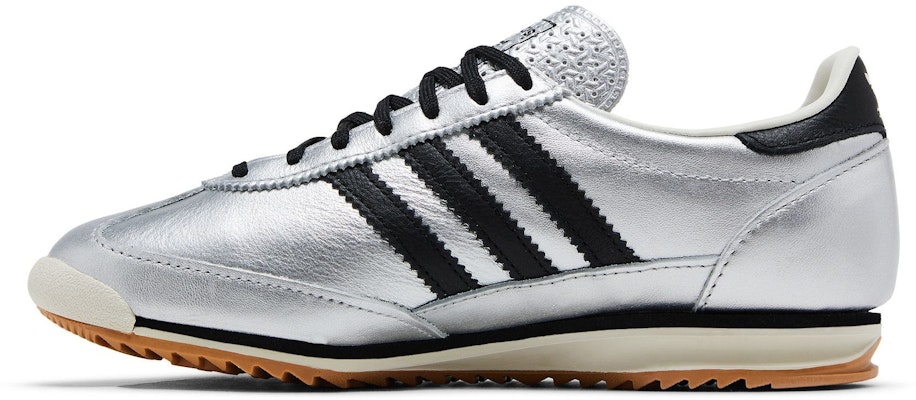 (W) adidas SL 72 OG Perak Hitam Karet Tepat JH6363 Shop (W) adidas SL 72 OG Perak Hitam Karet Tepat JH6363