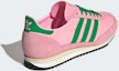 Details for (Women) adidas SL 72 OG Classic Sneakers Glow Pink/Green/Core Black JQ8309