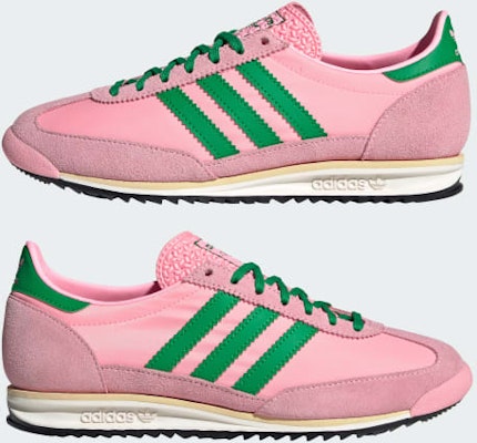 (Women) adidas SL 72 OG Classic Sneakers Glow Pink/Green/Core Black JQ8309 Cheap (Women) adidas SL 72 OG Classic Sneakers Glow Pink/Green/Core Black JQ8309