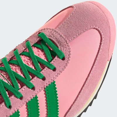 (Women) adidas SL 72 OG Classic Sneakers Glow Pink/Green/Core Black JQ8309 1
