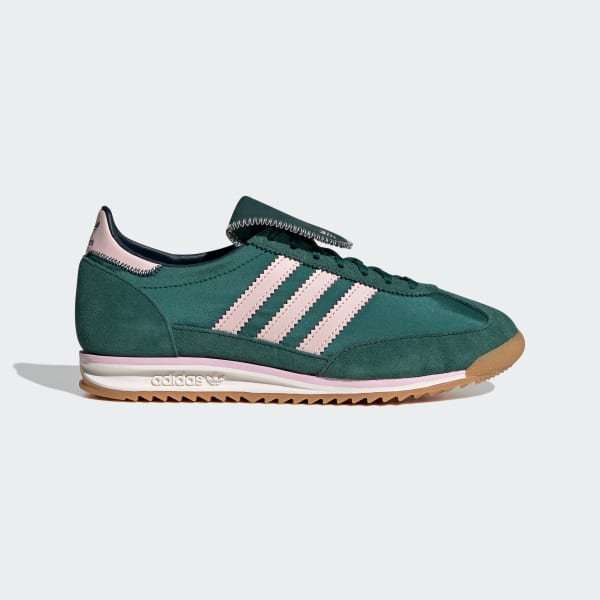 (Women) adidas SL 72 OG LT Shoes Sandy Pink/Collegiate Green/Sandy Pink JR2303