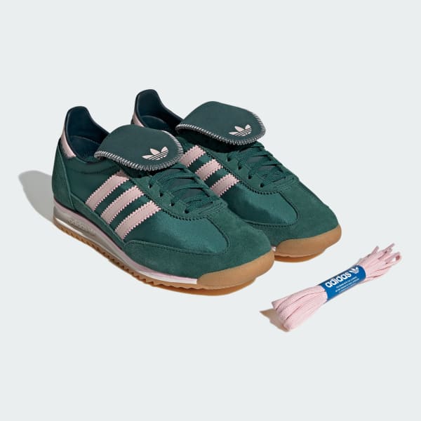 Cheap (W) adidas SL 72 OG 復古鞋 粉沙/學院綠/粉沙 JR2303