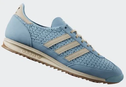 Lookbook Adidas SL 72 OG 復古老爹鞋 淡藍/沙色/奶白 JR4230
