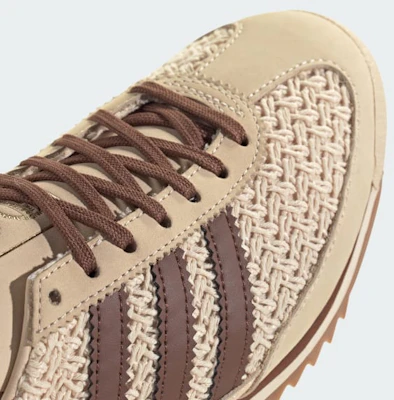 (W) Adidas SL 72 OG Baskets Sable Strata/Marron Vintage/Blanc Crème JR4229 3