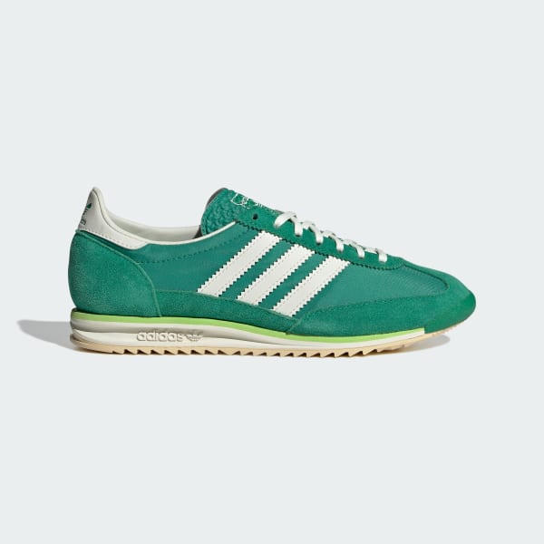 (Women) adidas SL 72 OG Vintage Retro Sneakers Court Green/Ivory/Crystal Sand JQ7397