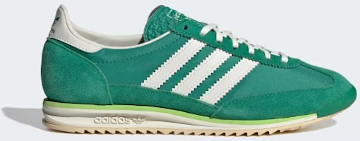 (Women) adidas SL 72 OG Vintage Retro Sneakers Court Green/Ivory/Crystal Sand JQ7397 (Women) adidas SL 72 OG Vintage Retro Sneakers Court Green/Ivory/Crystal Sand JQ7397