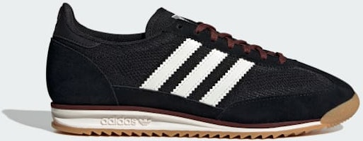 (Women) Adidas SL 72 OG Vintage Sneakers Core Black/Off White/Gum JQ8326 (Women) Adidas SL 72 OG Vintage Sneakers Core Black/Off White/Gum JQ8326