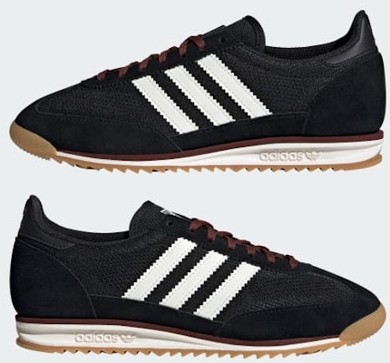 (Women) Adidas SL 72 OG Vintage Sneakers Core Black/Off White/Gum JQ8326 Sizing (Women) Adidas SL 72 OG Vintage Sneakers Core Black/Off White/Gum JQ8326