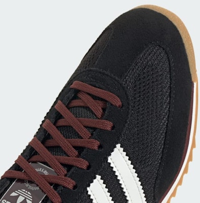 (Women) Adidas SL 72 OG Vintage Sneakers Core Black/Off White/Gum JQ8326 1